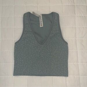 Athleta Aurora Crop Rib Tank Size S
